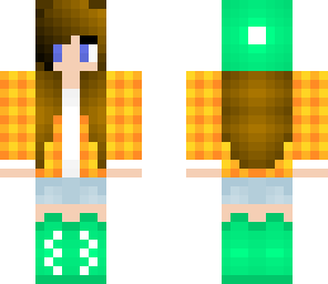 orange plaid