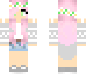 pink hair girl