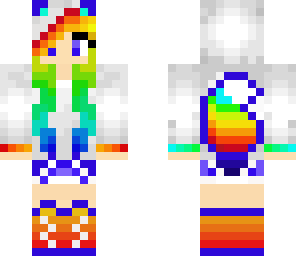 rainbow wolf