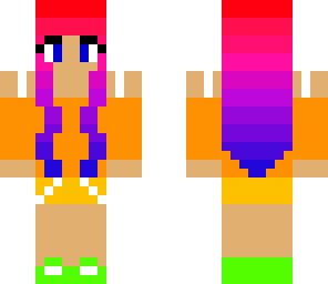 rainbow girl