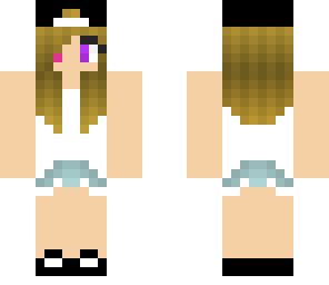 blonde hair skin
