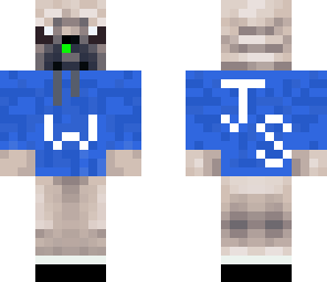 gaming pug in blue hoodie