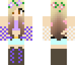pink and purple girl