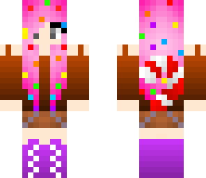 cute candy girl cat skin