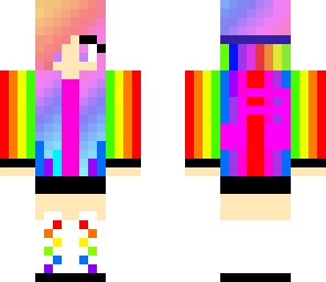 rainbow girl