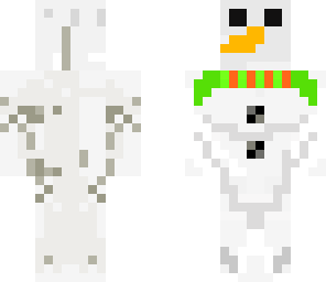 backwards snowman