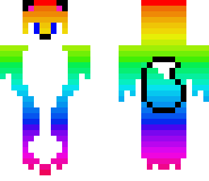 rainbow wolf