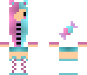 kawaii candy girl chibi