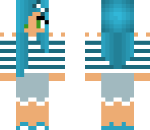 cyan girl