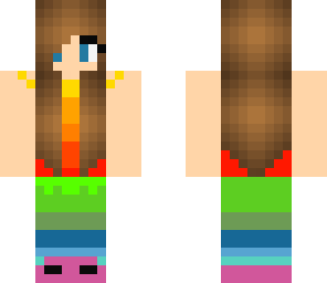 rainbow girl