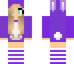 purple bunny girl
