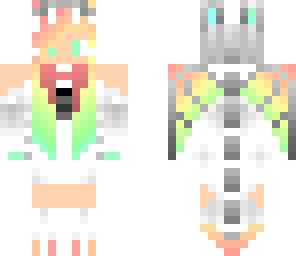 dragon rainbow girl