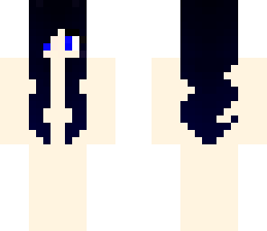 black to blue hair base