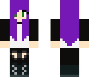 purple michael hair