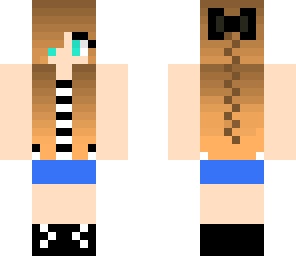 striped girl