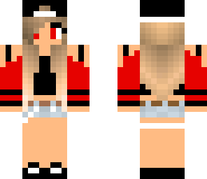 red tomboy girl