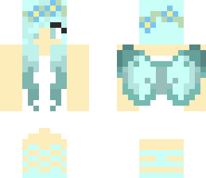 pastel blue enchanted fairy