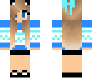 blue kitty girl