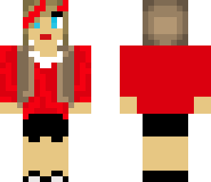 red sweater girl
