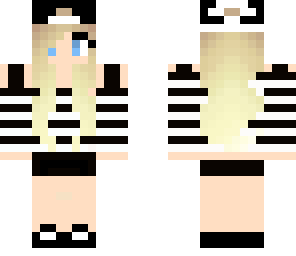 edited random striped girl