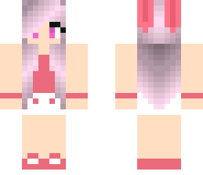 cute pink bunny girl