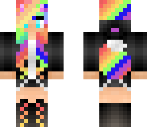 rainbow wolf