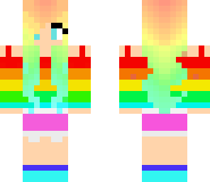 rainbow girl