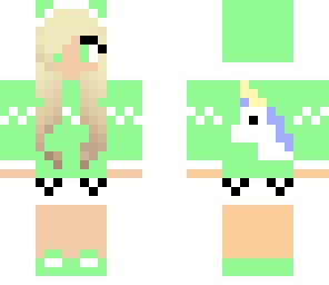 blond girl unicorn