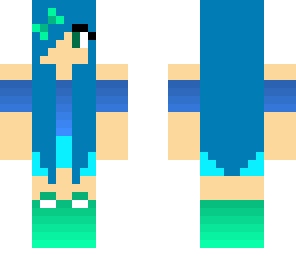 blue girl