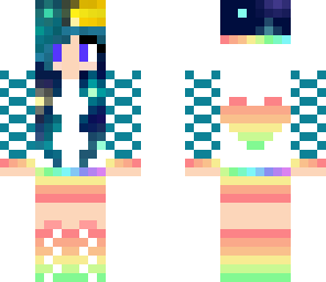 rainbow galaxy girl