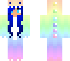 blue hair dino