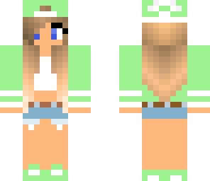 green sports girl