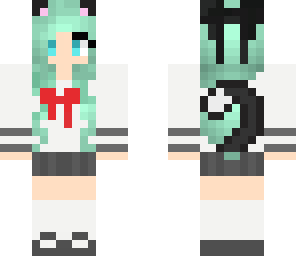 cat school girl