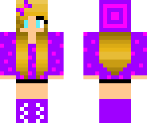 pink and purple cookie girl