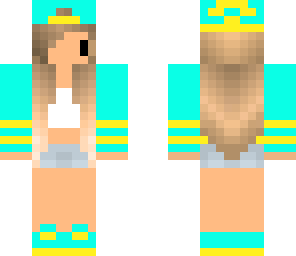 yellow and teal chibi