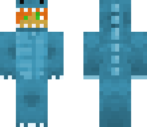 red hiar dino onesie