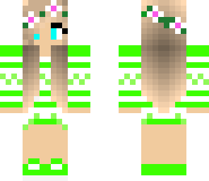 edit of green girl
