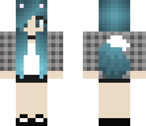 blue hair
