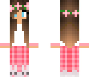 brown haired pyjama girl