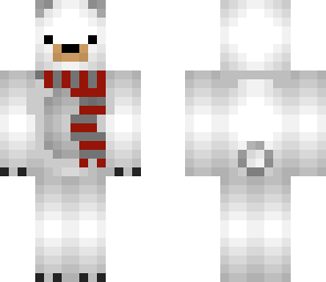 dark red polar bear