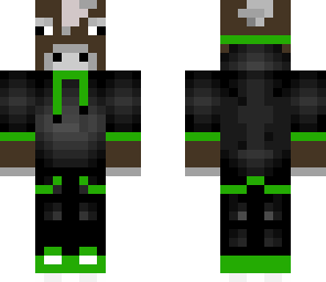 green sweater'd cow