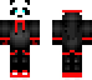 red sweater'd panda