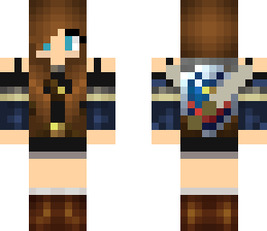 random blue link girl