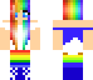 rainbow girl