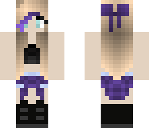 edited purple blonde rebel girl
