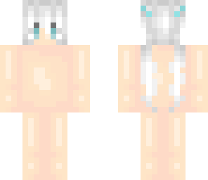 white pony tail hair base