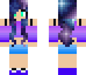 galaxy hair
