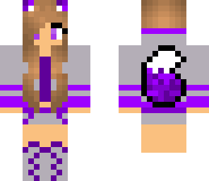 purple wolf girl