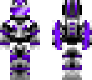 purple cyborg