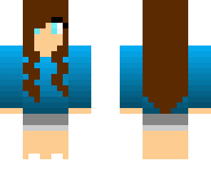 pretty blue girl